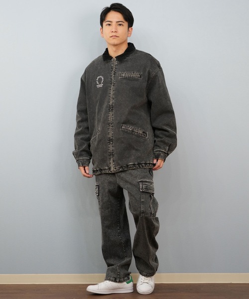 DC（ディーシー）の「DC/ディーシー 25 PADDED WORK JACKET デニム ワークジャケット DJK254026（ブルゾン・メンズ・ダークインディゴブルー/ライトインディゴブルー/ケミカルウォッシュ・M/L/XL）」の17枚目の写真
