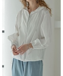 [2025 SUMMER COLLECTION][RAIN SHIELD][撥水加工]フーディーブルゾンマウンテンパーカー