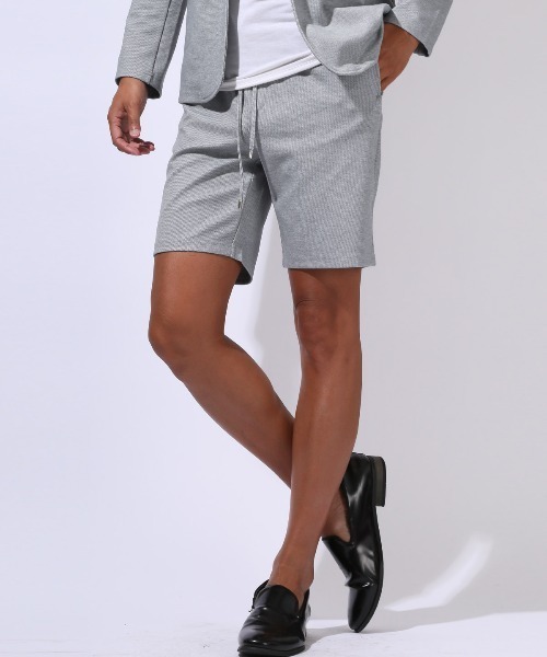 LUXSTYLE(ラグスタイル)の「イージーショートパンツ(その他パンツ・メンズ・ブラック/ブルーグレー/ネイビー/ベージュ・M/L/XL)」の2枚目の写真