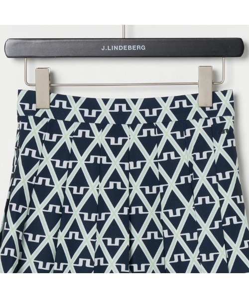 J.LINDEBERG(ジェイリンドバーグ)の「【J.LINDEBERG/GOLF】シーズンプリントプリーツスカート(スカート・レディース・サックスブルー/ミント/パープル/ネイビー・36/38/42/40)」の9枚目の写真