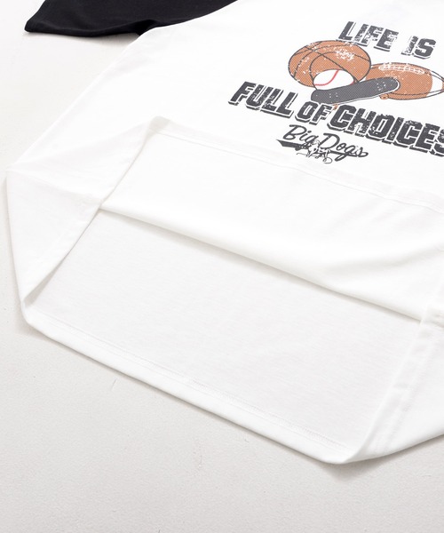Revo.(レボ)の「ヴィンテージライク オールドグラフィックデザイン ラグラン プリントTシャツ ロゴ イラスト(Tシャツ/カットソー・メンズ・ホワイト/ホワイト系その他/ホワイト系その他3/レッド/レッド系その他/ホワイト系その他2/レッド系その他2/レッド系その他3・M/L/XL)」の17枚目の写真