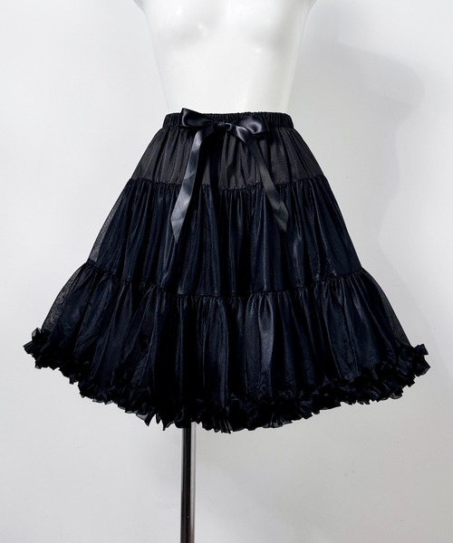 MAISON SELECT（メゾンセレクト）の「6A6 リボンパニエ（スカート・レディース・ブラック/ホワイト・ONESIZE）」の14枚目の写真