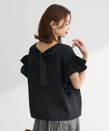 ELENCARE DUE | ・ELENCARE DUE バックリボンブラウス(シャツ/ブラウス)