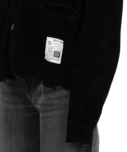 MIHARA YASUHIRO ミハラヤスヒロ ニットカーディガン ブラック Maison MIHARA YASUHIRO ONLINE STORE（ミハラヤスヒロオンライン