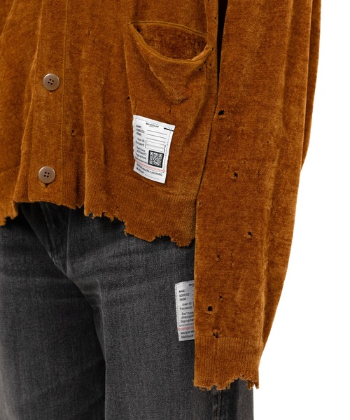 Maison MIHARA YASUHIRO ダメージカーディガン　BEIGE Maison MIHARA YASUHIRO ダメージカーディガン BEIGE Maison MIHARA