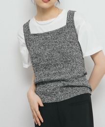 KBF | スクエアニットタンクトップ(タンクトップ)