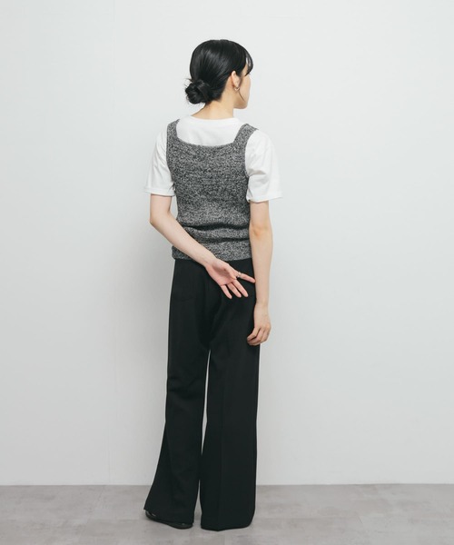 KBF（ケイビーエフ）の「スクエアニットタンクトップ（タンクトップ・レディース・ブルー系その他/ベージュ系その他/ブラック系その他・ONE）」の14枚目の写真