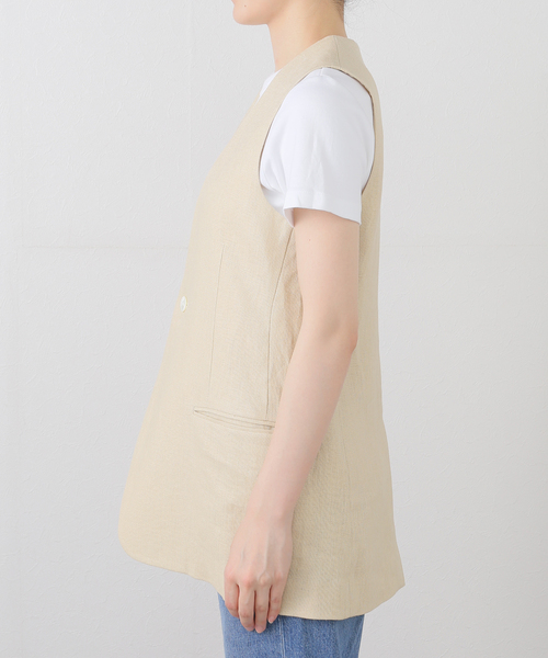 ベスト ジレ PROTAGONISTA / プロタゴニスタ 別注 ASA GILET ジャケット レディース PROTAGONISTA / プロタゴニスタ 別注 ASA GILET ジャケット