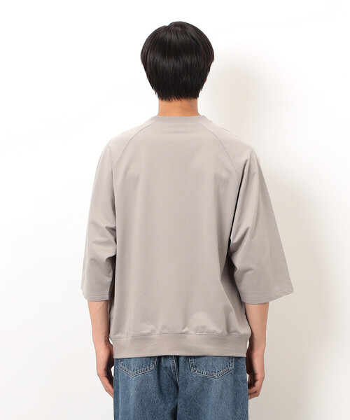 Purple&Yellow(パープルアンドイエロー)の「ロゴアップリケプルオーバー(Tシャツ/カットソー・メンズ・ブラウン/ブラック/グレイッシュベージュ・SMALL/MEDIUM/LARGE)」の20枚目の写真