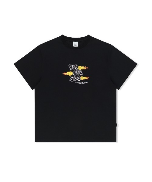 YESEYESEE（イエスアイシー）の「Y.E.S Game Tee（Tシャツ/カットソー・メンズ・ダークグレー/ブルー系その他/ブラック・S/M/L/XL）」の2枚目の写真