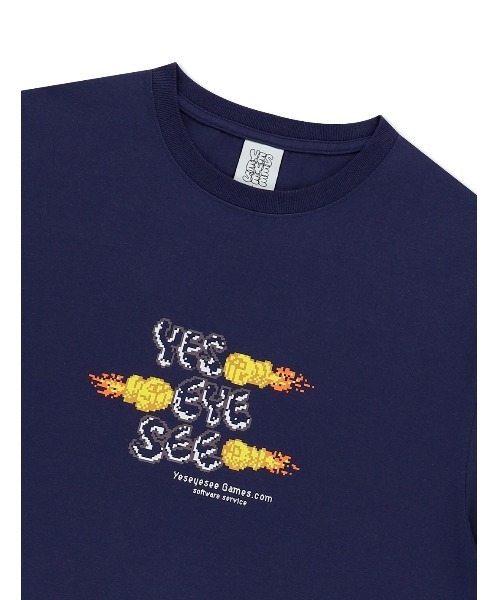 YESEYESEE（イエスアイシー）の「Y.E.S Game Tee（Tシャツ/カットソー・メンズ・ダークグレー/ブルー系その他/ブラック・S/M/L/XL）」の17枚目の写真