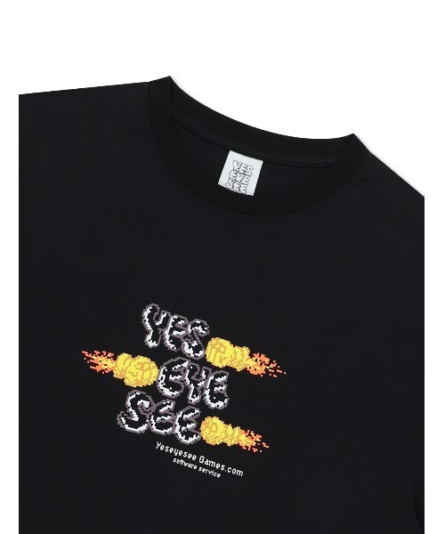 YESEYESEE（イエスアイシー）の「Y.E.S Game Tee（Tシャツ/カットソー・メンズ・ダークグレー/ブルー系その他/ブラック・S/M/L/XL）」の7枚目の写真