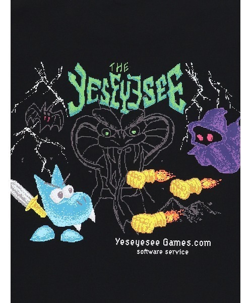 YESEYESEE（イエスアイシー）の「Y.E.S Game Tee（Tシャツ/カットソー・メンズ・ダークグレー/ブルー系その他/ブラック・S/M/L/XL）」の5枚目の写真