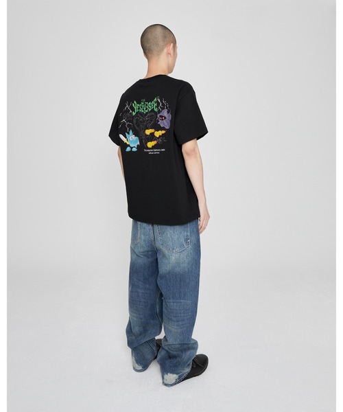 ★2025SS新作★YESEYESEE★Y.E.S Game Tee yeseyesee® :: Y.E.S Game Tee Black