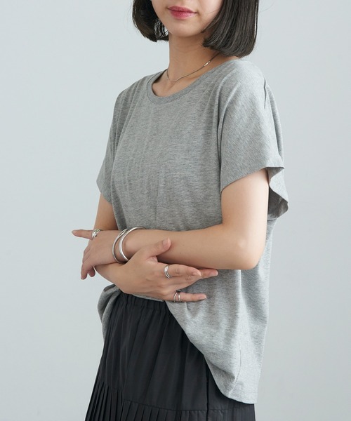 TRUSS(トラス)の「【TRUSS】ウィメンズ ドルマン Tシャツ WDN-804(Tシャツ/カットソー・レディース・オートミール/ライトピンク/ヘザーグレー/オフホワイト・M)」の1枚目の写真
