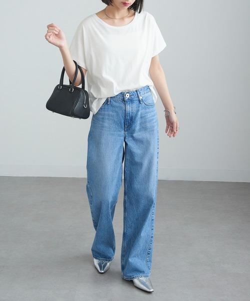 TRUSS(トラス)の「【TRUSS】ウィメンズ ドルマン Tシャツ WDN-804(Tシャツ/カットソー・レディース・オートミール/ライトピンク/ヘザーグレー/オフホワイト・M)」の9枚目の写真
