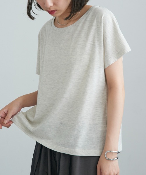 TRUSS(トラス)の「【TRUSS】ウィメンズ ドルマン Tシャツ WDN-804(Tシャツ/カットソー・レディース・オートミール/ライトピンク/ヘザーグレー/オフホワイト・M)」の17枚目の写真