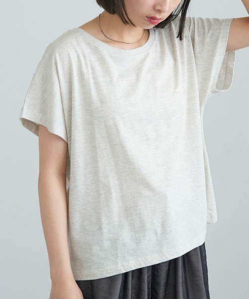 TRUSS(トラス)の「【TRUSS】ウィメンズ ドルマン Tシャツ WDN-804(Tシャツ/カットソー・レディース・オートミール/ライトピンク/ヘザーグレー/オフホワイト・M)」の16枚目の写真