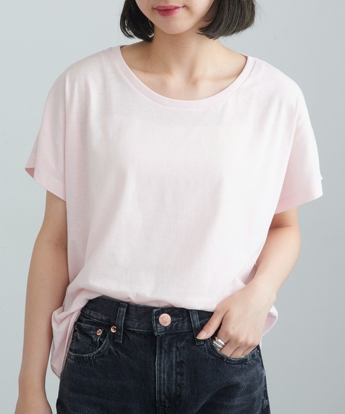 TRUSS(トラス)の「【TRUSS】ウィメンズ ドルマン Tシャツ WDN-804(Tシャツ/カットソー・レディース・オートミール/ライトピンク/ヘザーグレー/オフホワイト・M)」の21枚目の写真