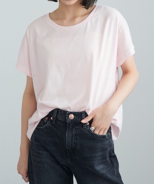 TRUSS(トラス)の「【TRUSS】ウィメンズ ドルマン Tシャツ WDN-804(Tシャツ/カットソー・レディース・オートミール/ライトピンク/ヘザーグレー/オフホワイト・M)」の20枚目の写真