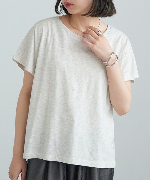 TRUSS(トラス)の「【TRUSS】ウィメンズ ドルマン Tシャツ WDN-804(Tシャツ/カットソー・レディース・オートミール/ライトピンク/ヘザーグレー/オフホワイト・M)」の15枚目の写真