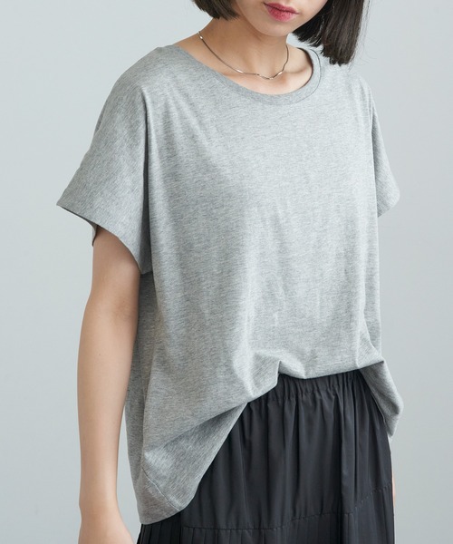 TRUSS(トラス)の「【TRUSS】ウィメンズ ドルマン Tシャツ WDN-804(Tシャツ/カットソー・レディース・オートミール/ライトピンク/ヘザーグレー/オフホワイト・M)」の12枚目の写真