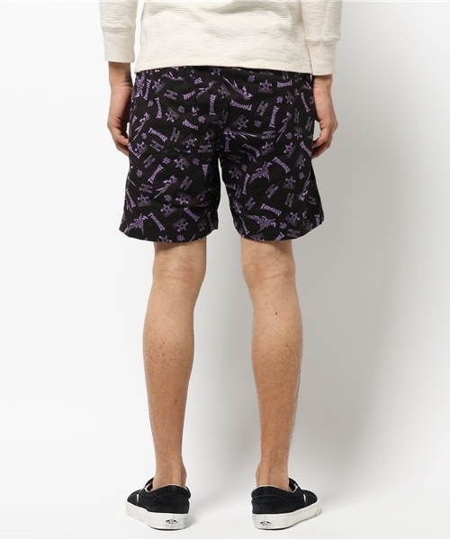 ALDIES（アールディーズ）の「THRASHER Short Pants スラッシャーコラボ ショートパンツ（その他パンツ・メンズ・ブラック/ブラック×パープル・MEDIUM/LARGE/X-LARGE/SMALL）」の5枚目の写真
