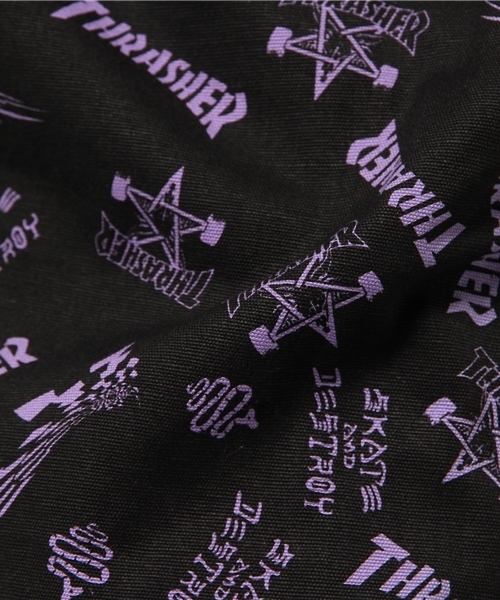 ALDIES（アールディーズ）の「THRASHER Short Pants スラッシャーコラボ ショートパンツ（その他パンツ・メンズ・ブラック/ブラック×パープル・MEDIUM/LARGE/X-LARGE/SMALL）」の12枚目の写真