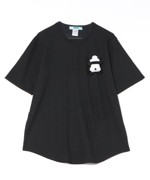 tシャツ TEDDY ankoROCK ヘンリーネックTシャツ レディース メンズ セール】TEDDY ankoROCK ヘンリーネックTシャツ（Tシャツ