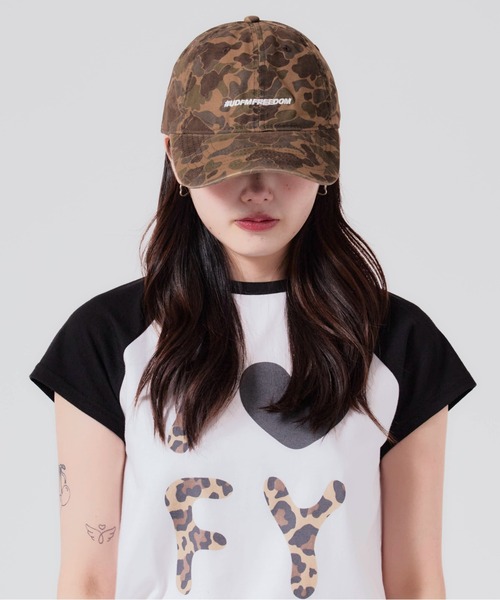 Chick(チック)の「Camouflage Pattern Camouflage Cap / カモフラージュ柄 迷彩キャップ 夏物 夏服(キャップ・レディース・カーキ/アーミー/ブルー/ホワイト/ブラウン・FREE)」の1枚目の写真