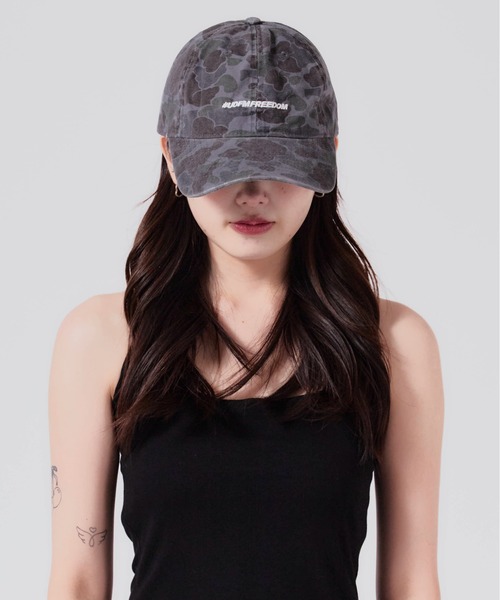 Chick(チック)の「Camouflage Pattern Camouflage Cap / カモフラージュ柄 迷彩キャップ 夏物 夏服(キャップ・レディース・カーキ/アーミー/ブルー/ホワイト/ブラウン・FREE)」の5枚目の写真