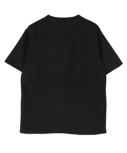 j.n.r.d(ジェー・エヌ・アール・ディー)の「j.n.r.d/変形鹿の子キーヘンリープルオーバー(Tシャツ/カットソー・メンズ・ライトグリーン/ブラック・L/LL/M/S)」の12枚目の写真