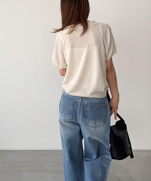 ニット セーター El mar　コットンレーヨンボートニット レディース CANAL JEAN ニット セーター El mar コットンレーヨンボート