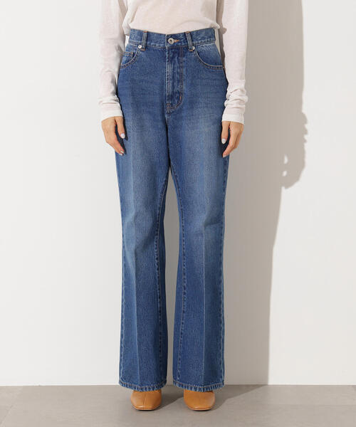 N.（N. Natural Beauty Basic）（エヌエヌナチュラルビューティーベーシック）の「センタープレスフレアデニムパンツ（デニムパンツ・レディース・ライトブルー/ブルー・MEDIUM/SMALL）」の21枚目の写真