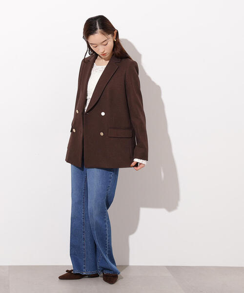 N.（N. Natural Beauty Basic）（エヌエヌナチュラルビューティーベーシック）の「センタープレスフレアデニムパンツ（デニムパンツ・レディース・ライトブルー/ブルー・MEDIUM/SMALL）」の19枚目の写真