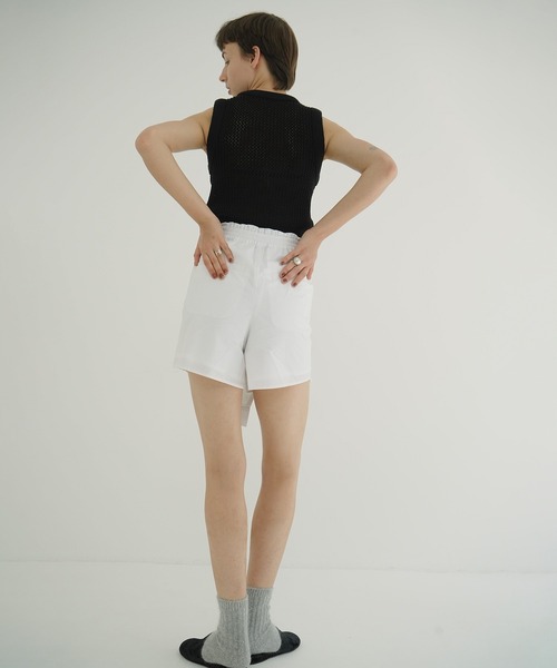 CLANE（クラネ）の「3D RIB MESH KNIT TOPS（その他トップス・レディース・ブラック/アイボリー・2/1）」の12枚目の写真