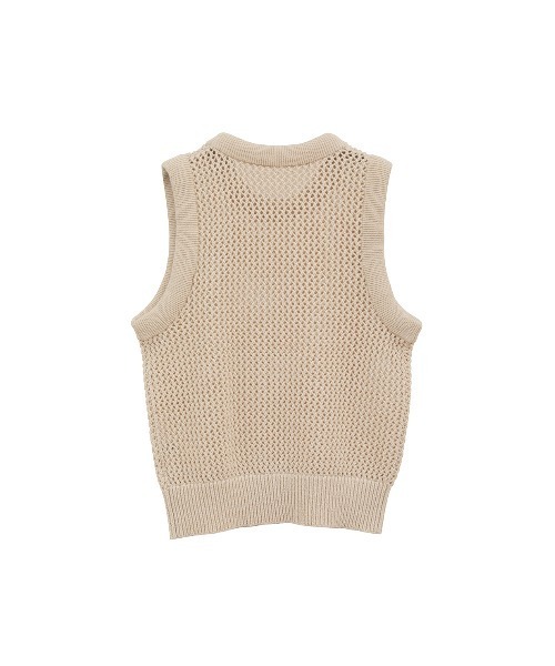 CLANE（クラネ）の「3D RIB MESH KNIT TOPS（その他トップス・レディース・ブラック/アイボリー・2/1）」の14枚目の写真