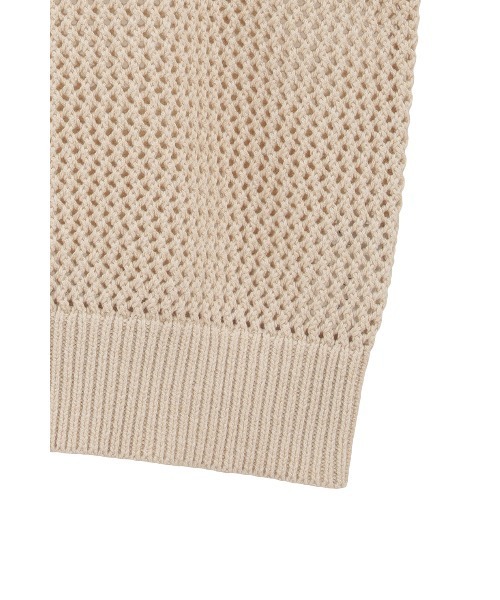 CLANE（クラネ）の「3D RIB MESH KNIT TOPS（その他トップス・レディース・ブラック/アイボリー・2/1）」の17枚目の写真