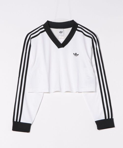 tシャツ adidas アディダス W JACQUARD LS TOP ロングスリーブ JV9740 WHITE/BLACK レディース adidas アディダス W JACQUARD LS TOP ロングスリーブ JV9740