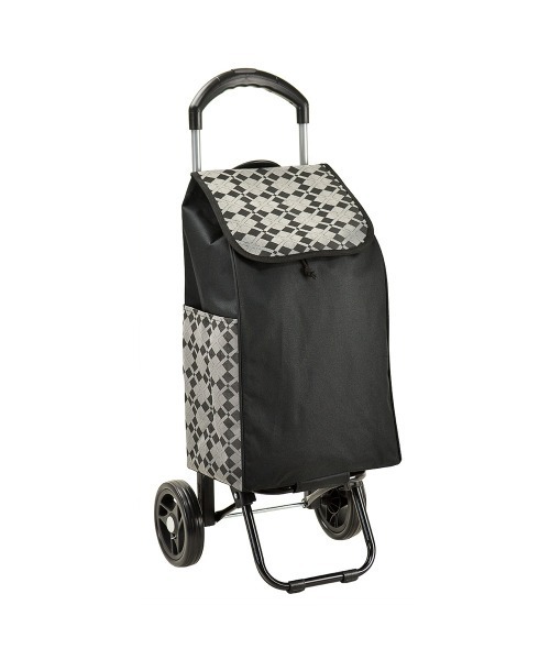 BACKYARD FAMILY（バックヤードファミリー）の「VALENTINO VISCANI ショッピングカート 32L（クラッチバッグ・レディース・ブラック×グレー/パープル/ブラック系その他2/ブラック×ブラック/ブラック系その他/ブラック×レッド・XXXS）」の2枚目の写真