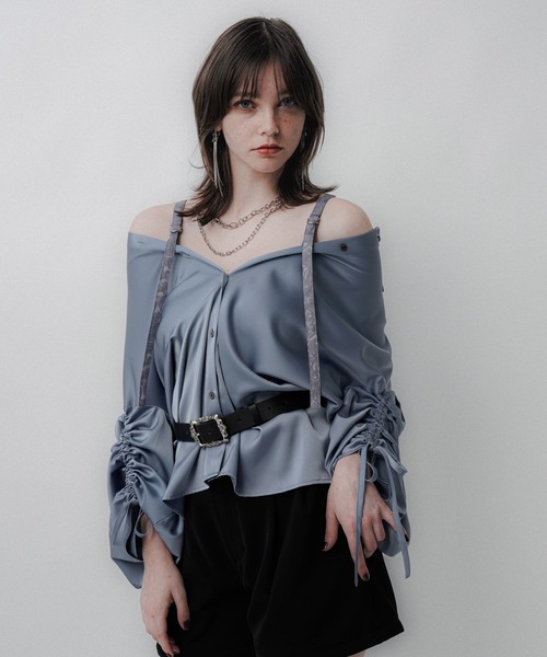 【 完全新品未使用 】2WAYイソザイオフショルシャツ(HARE) 2WAYイソザイオフショルシャツ(HARE)（シャツ/ブラウス）｜HARE（ハレ