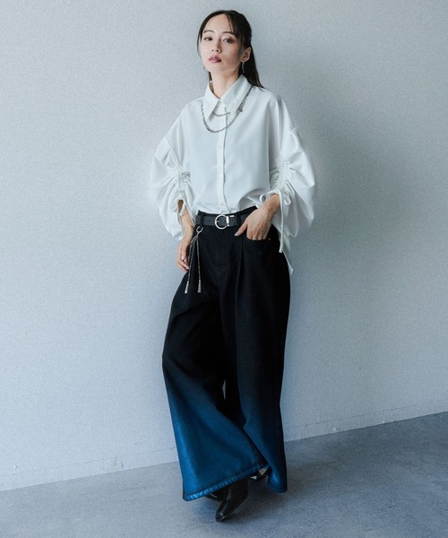 【 完全新品未使用 】2WAYイソザイオフショルシャツ(HARE) 2WAYイソザイオフショルシャツ(HARE)（シャツ/ブラウス）｜HARE（ハレ