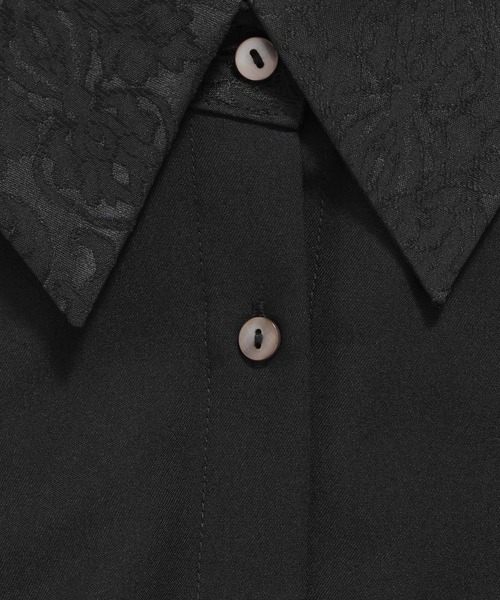 HARE(ハレ)の「2WAYイソザイオフショルシャツ(HARE)(シャツ/ブラウス・レディース・ストライプ/ブラック/ライトブルー/ホワイト/ブラック系その他/パープル・FREE)」の12枚目の写真