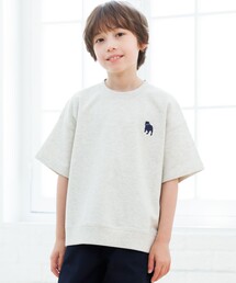 J.PRESS(ジェイプレス)の「【100-130cm】バックブル ミニ裏毛 半袖トレーナー(スウェット)」