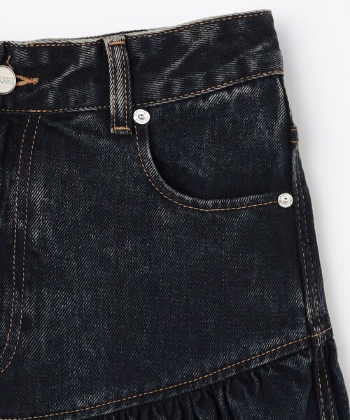 GANNI/ガニー Light Denim Long Skirt / J1759 / ウォッシュデニム
