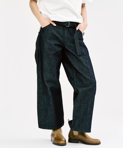 パンツ Levi's/Belted denim trousers LEVI'S(R)/リーバイス(R) 別注 TWISTED BELTED デニムパンツ L28