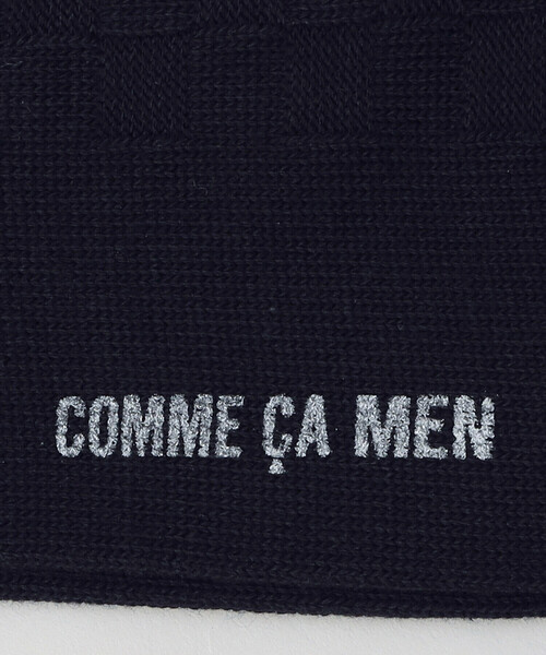 COMME CA MEN(コムサメン)の「【市松柄】クルーソックス(ソックス/靴下・メンズ・ブラック/グリーン/ネイビー/ブルー/グレー・27.0cm)」の13枚目の写真