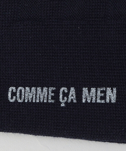COMME CA MEN(コムサメン)の「【市松柄】クルーソックス(ソックス/靴下・メンズ・ブラック/グリーン/ネイビー/ブルー/グレー・27.0cm)」の6枚目の写真
