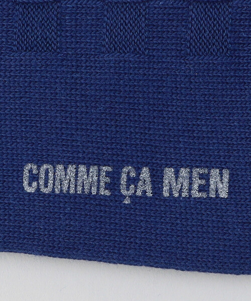 COMME CA MEN(コムサメン)の「【市松柄】クルーソックス(ソックス/靴下・メンズ・ブラック/グリーン/ネイビー/ブルー/グレー・27.0cm)」の8枚目の写真