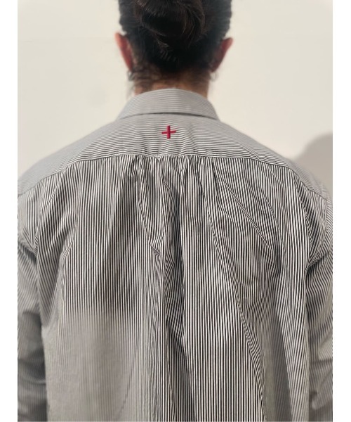 ESTNATION（エストネーション）の「aftersunshine / ストライプシャツ（シャツ/ブラウス・メンズ・ブラック系その他/ブルー系その他・MEDIUM/LARGE）」の16枚目の写真